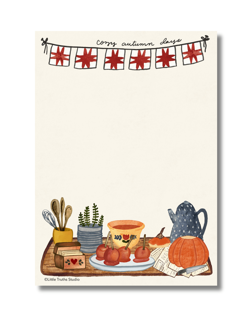 Autumn Notepad Notepad Little Truths Studio