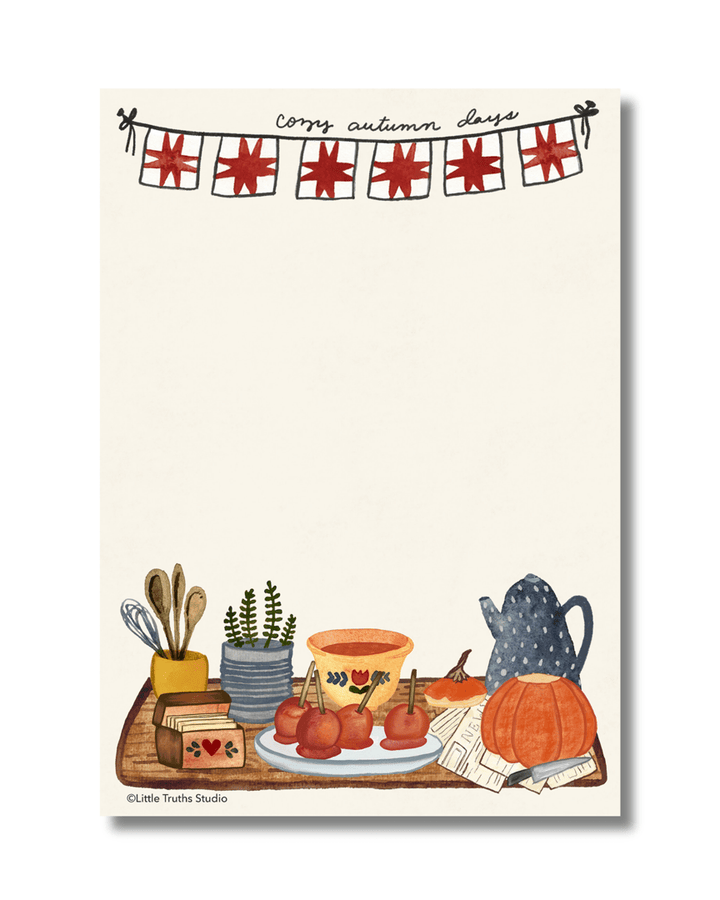 Autumn Notepad Notepad Little Truths Studio