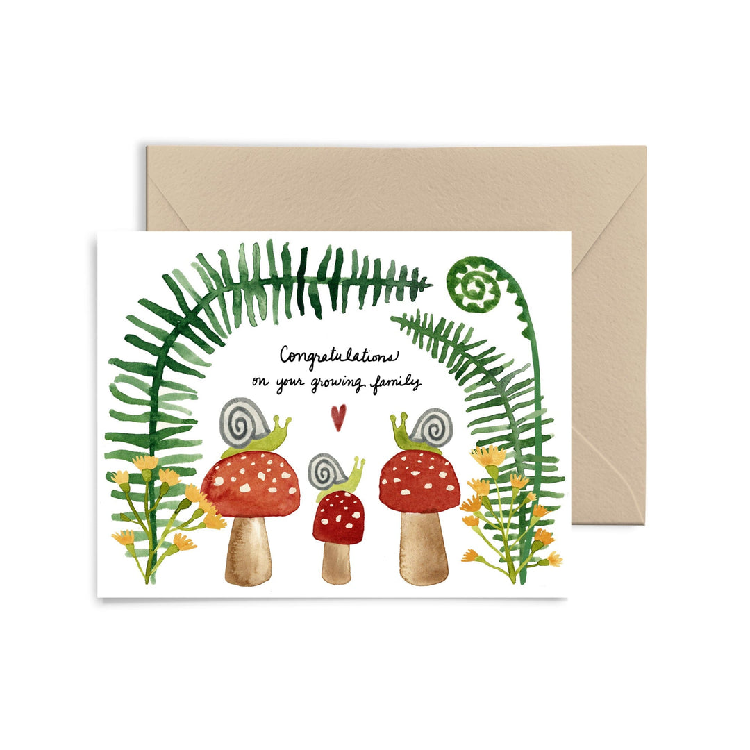 Congratulations On Your Growing Family Card Greeting Card Little Truths Studio