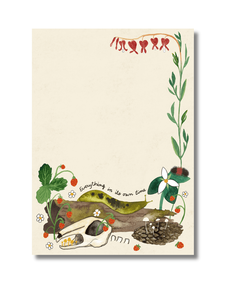 Everything In Its Own Time Notepad Notepad Little Truths Studio