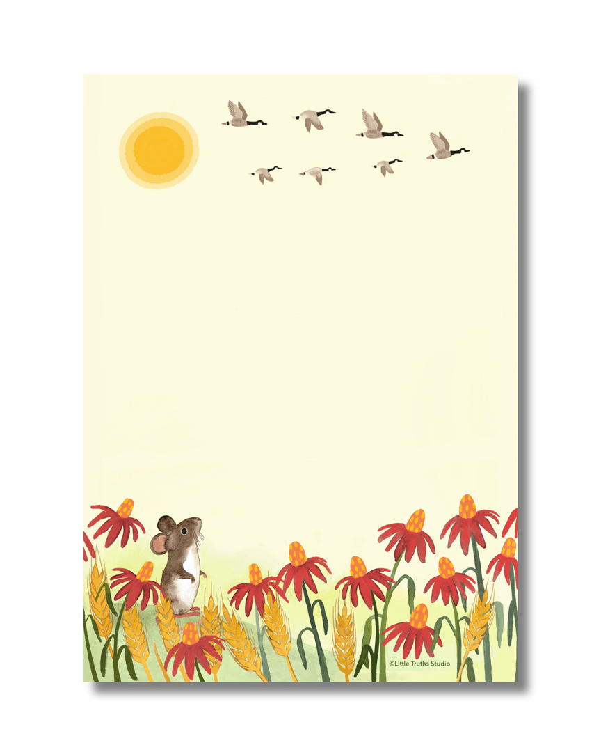 Field Mouse Notepad Notepad Little Truths Studio