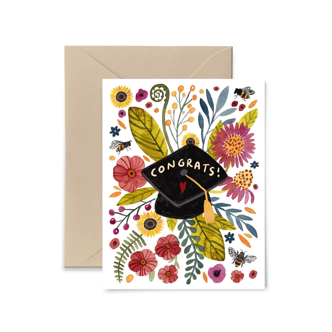Floral Graduation Card Greeting Card Little Truths Studio