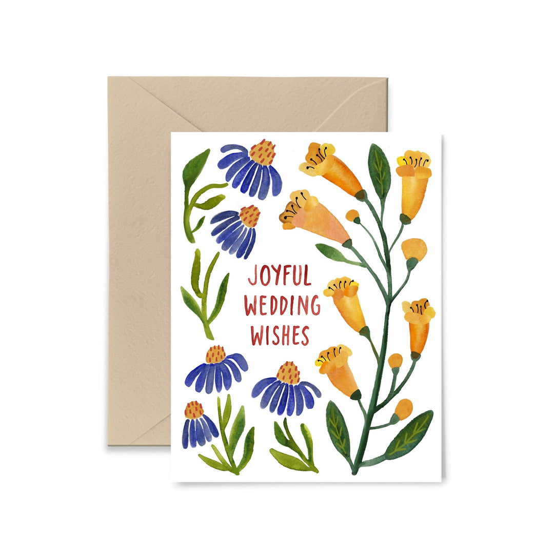 Joyful Wedding Wishes Greeting Card Greeting Card Little Truths Studio