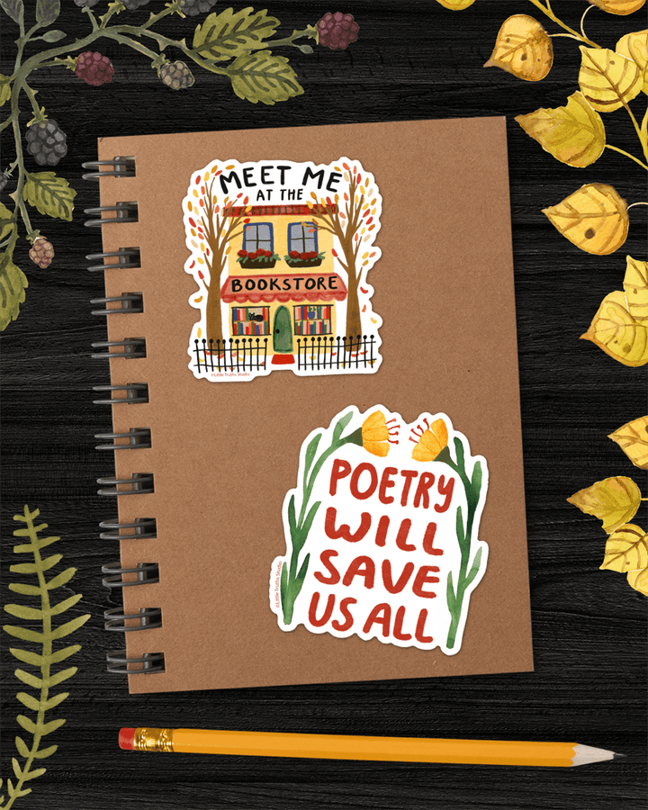 Meet Me At The Bookstore Sticker sticker Little Truths Studio