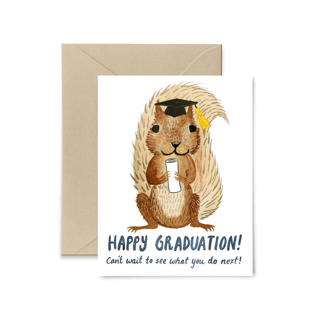 Squirrel Graduation Card Greeting Card Little Truths Studio