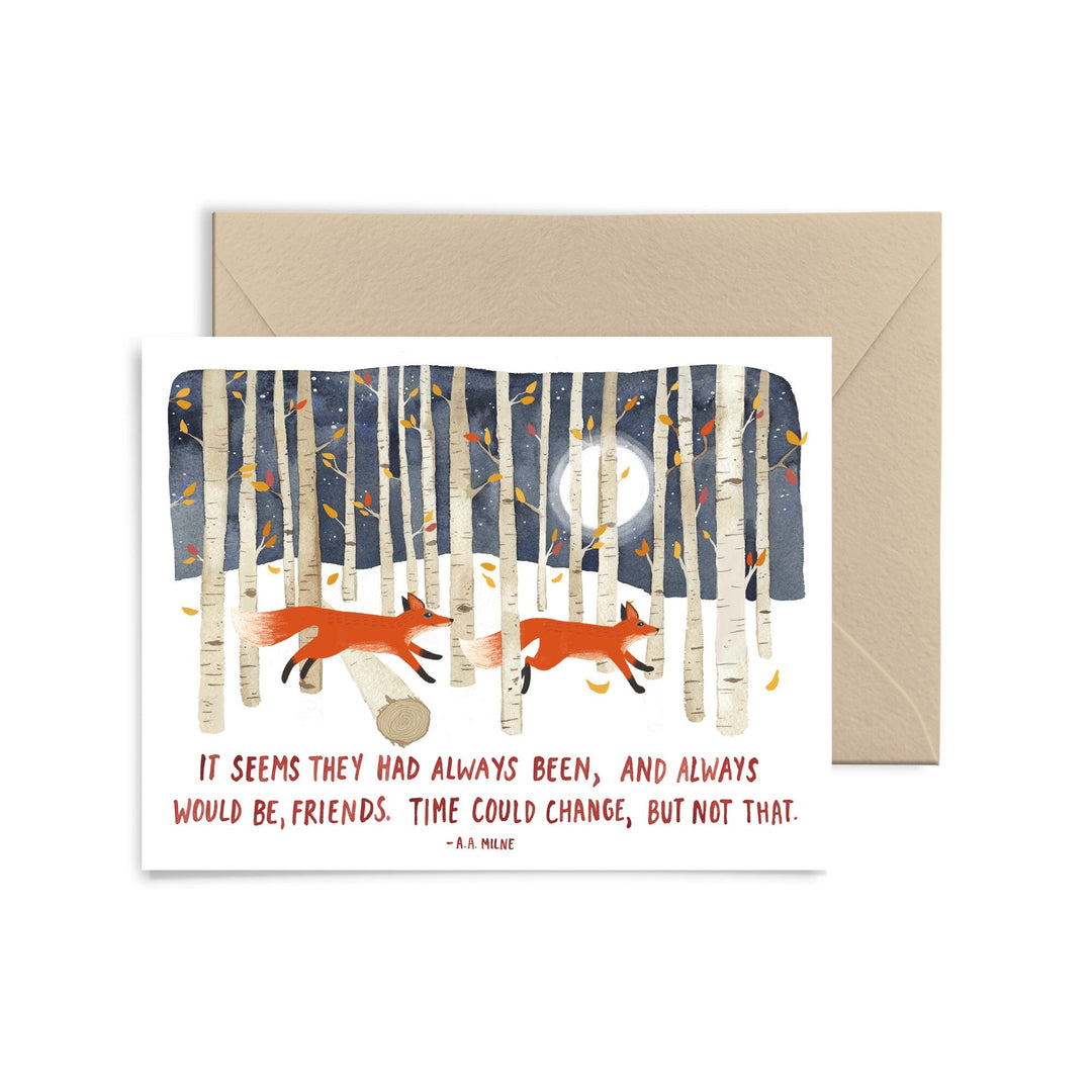 They Had Always Been Friends Card Greeting Card Little Truths Studio