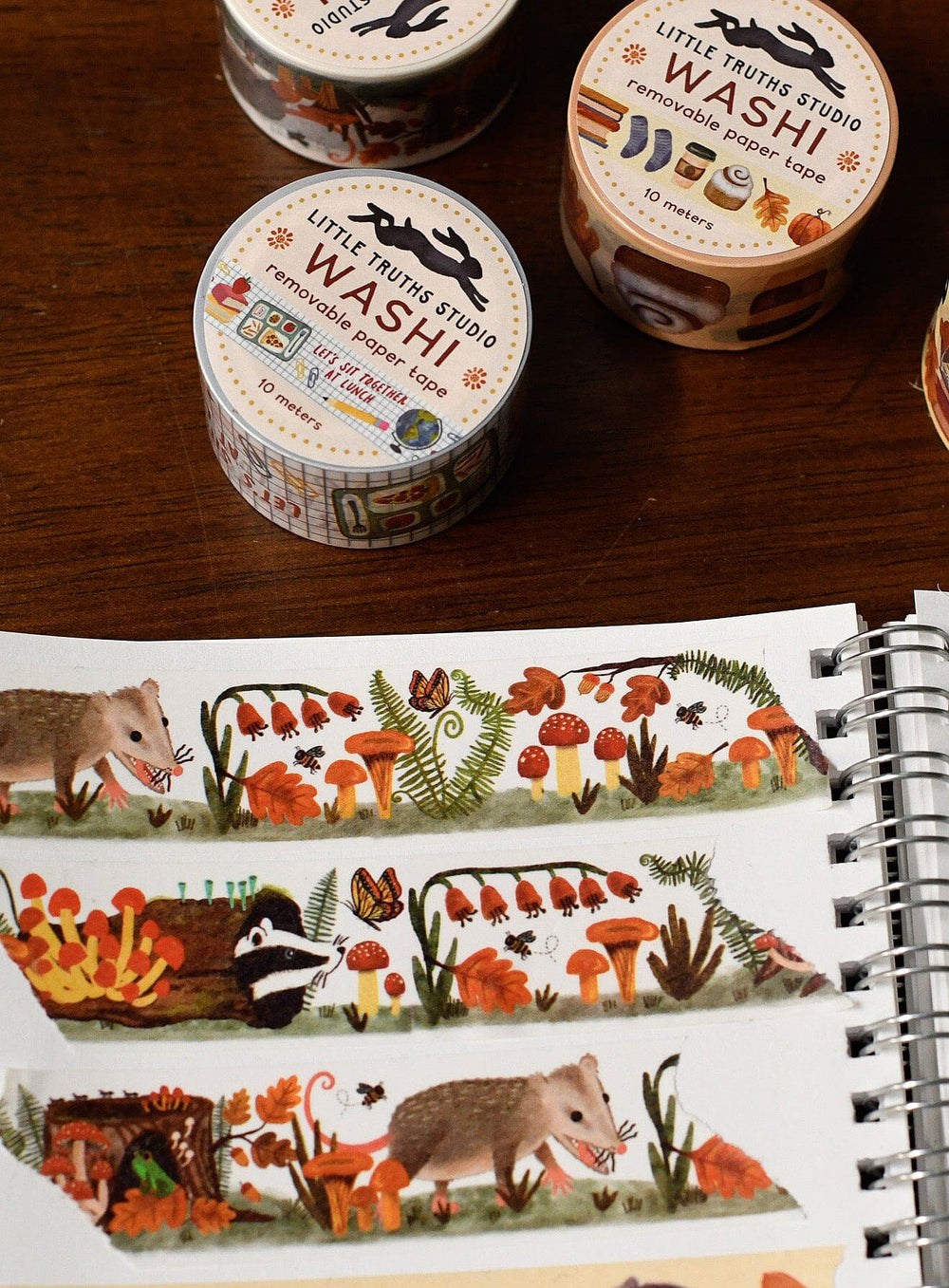 Woodland Animals Washi Tape Washi Tape Little Truths Studio