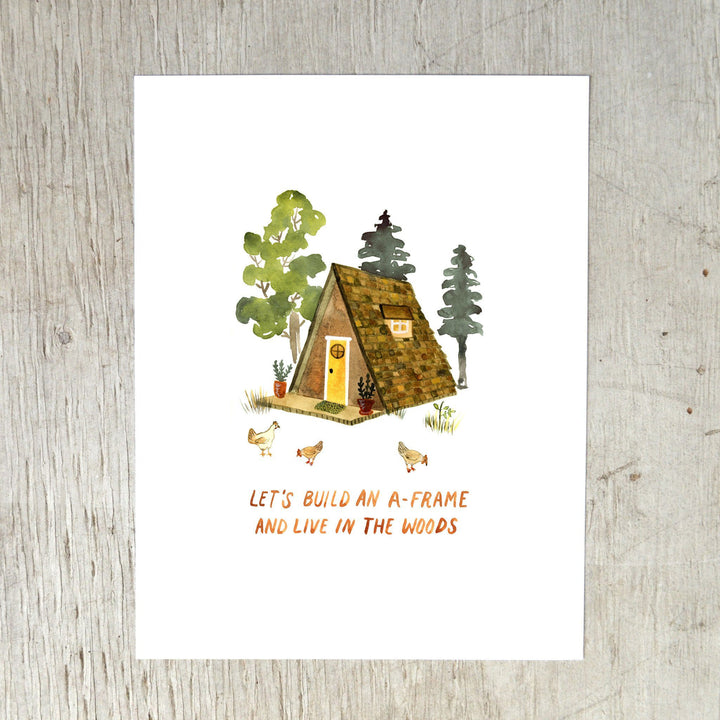 A-Frame Art Print Art Prints Little Truths Studio 