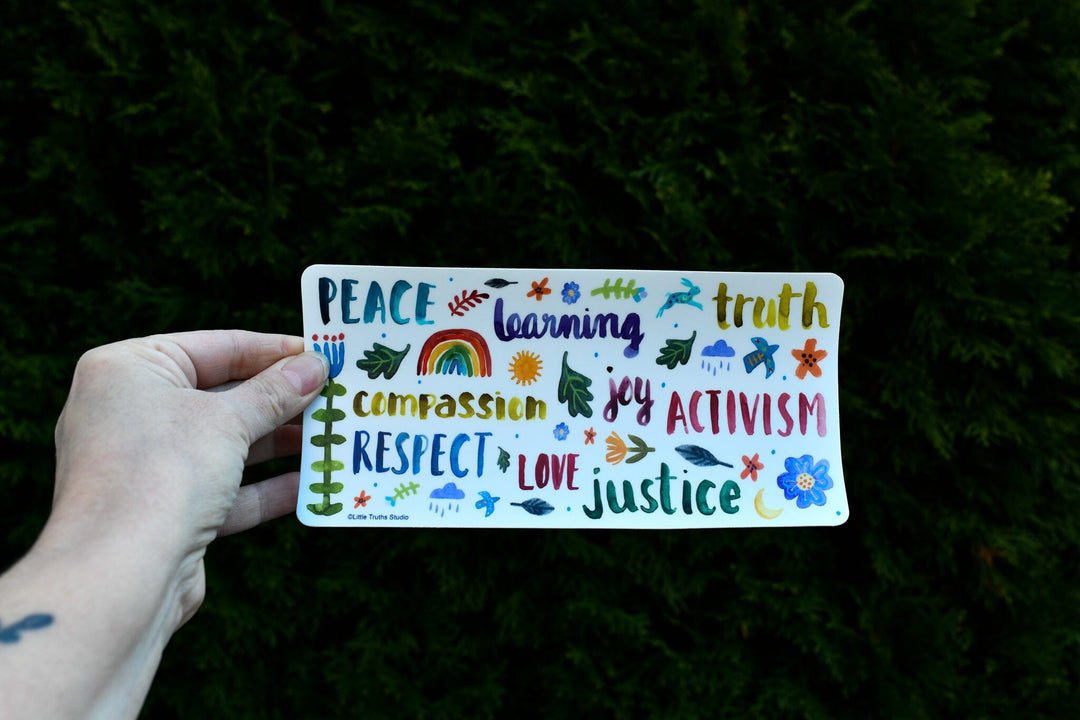 Activism Vinyl Sticker stickers Little Truths Studio