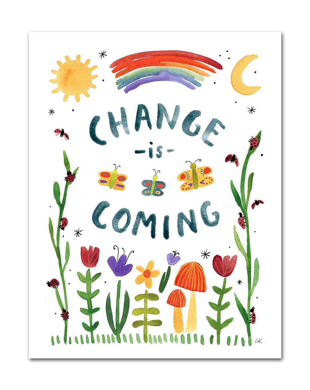 Change Is Coming Art Print Art Prints Little Truths Studio