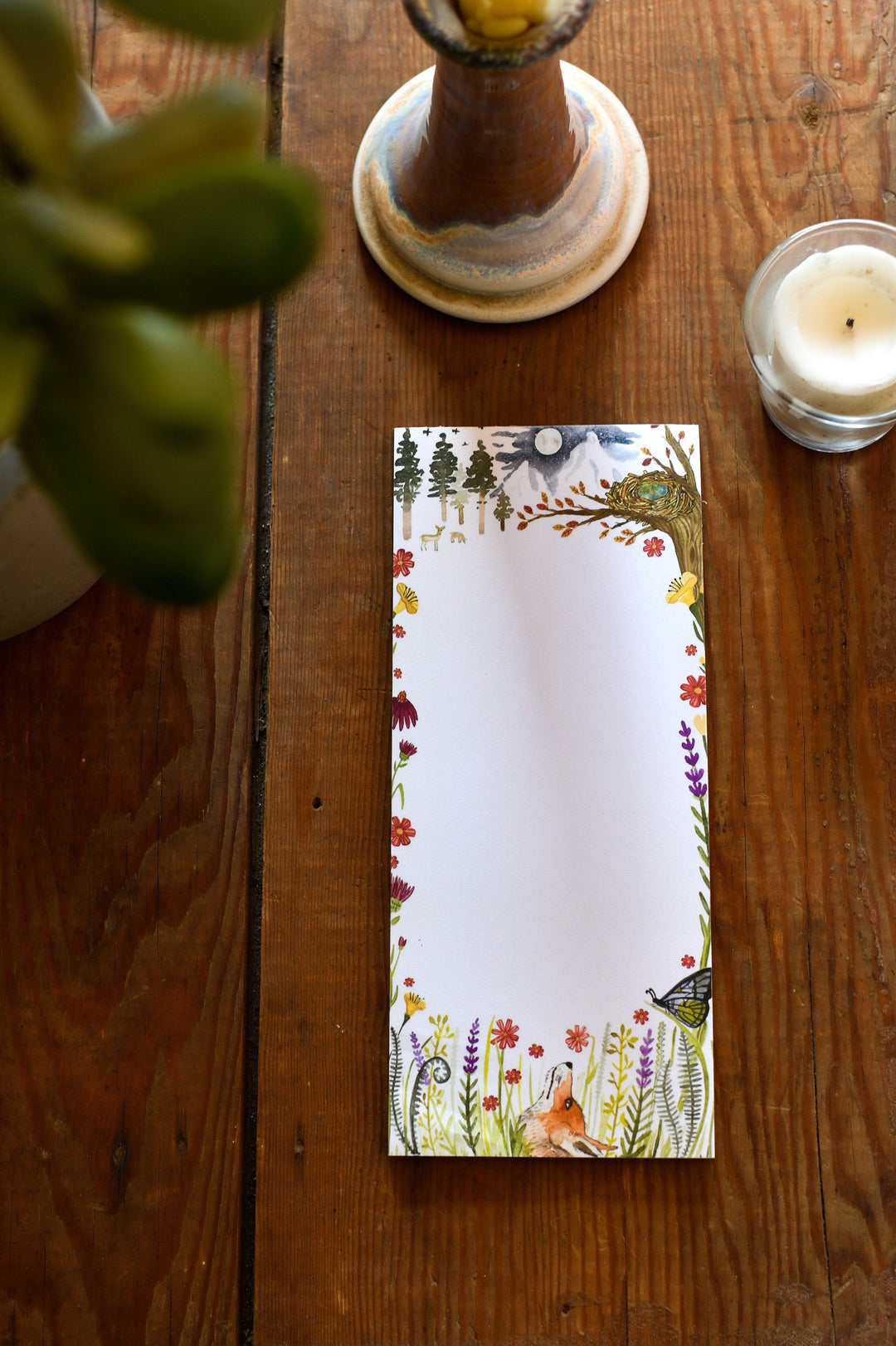 Contemplative Fox Notepad Little Truths Studio