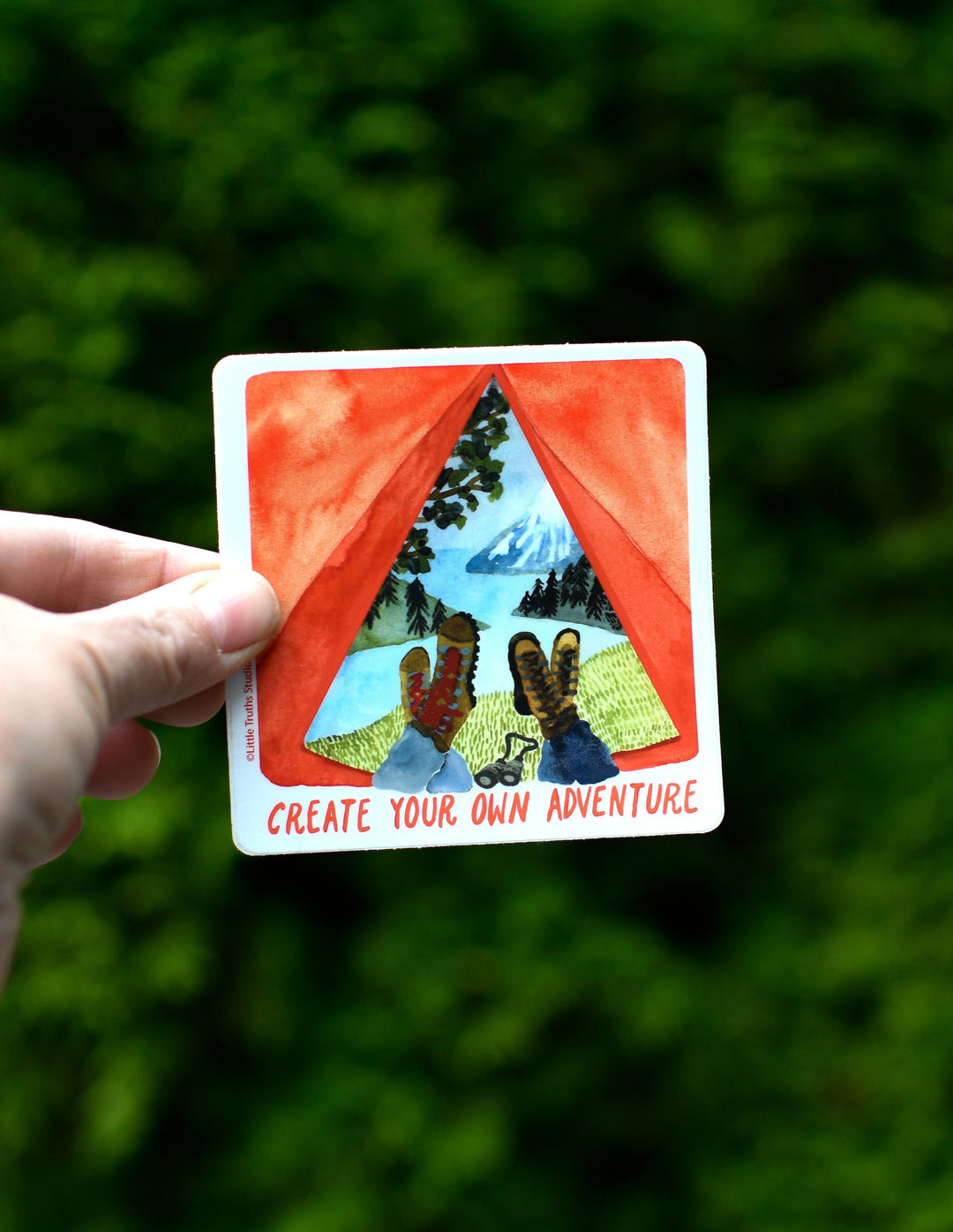 Create Your Own Adventure Sticker sticker Little Truths Studio 