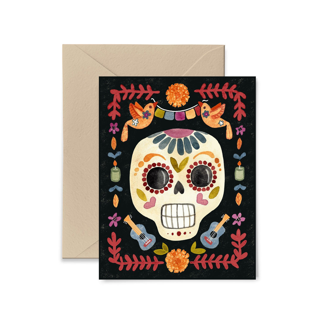 Dia De Los Muertos Greeting Card Greeting Card Little Truths Studio