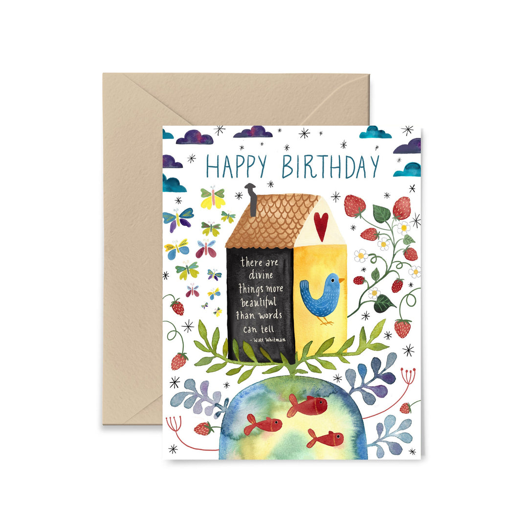 Divine Things Birthday Greeting Card Greeting Card Little Truths Studio