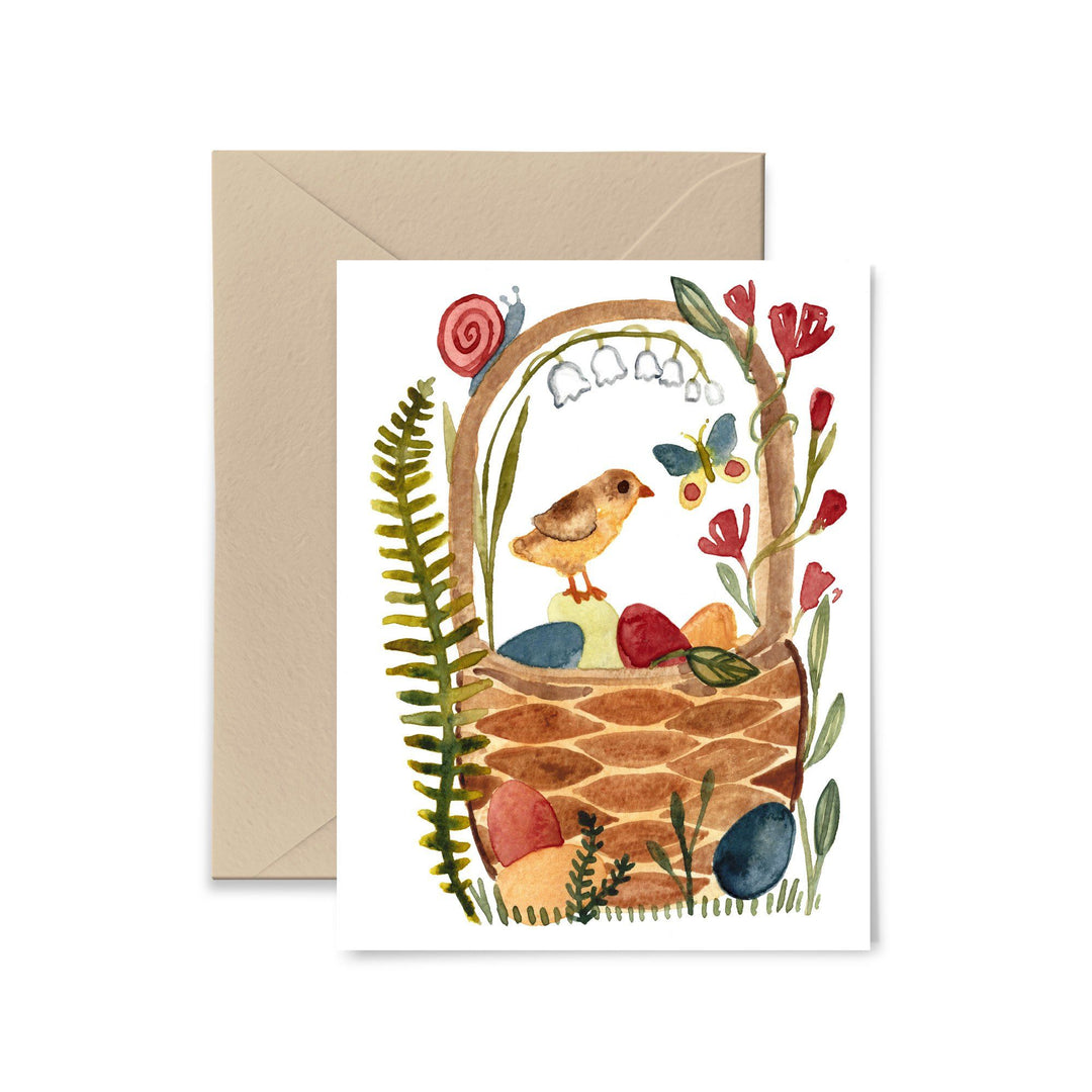 Easter Basket Greeting Card Greeting Card Little Truths Studio