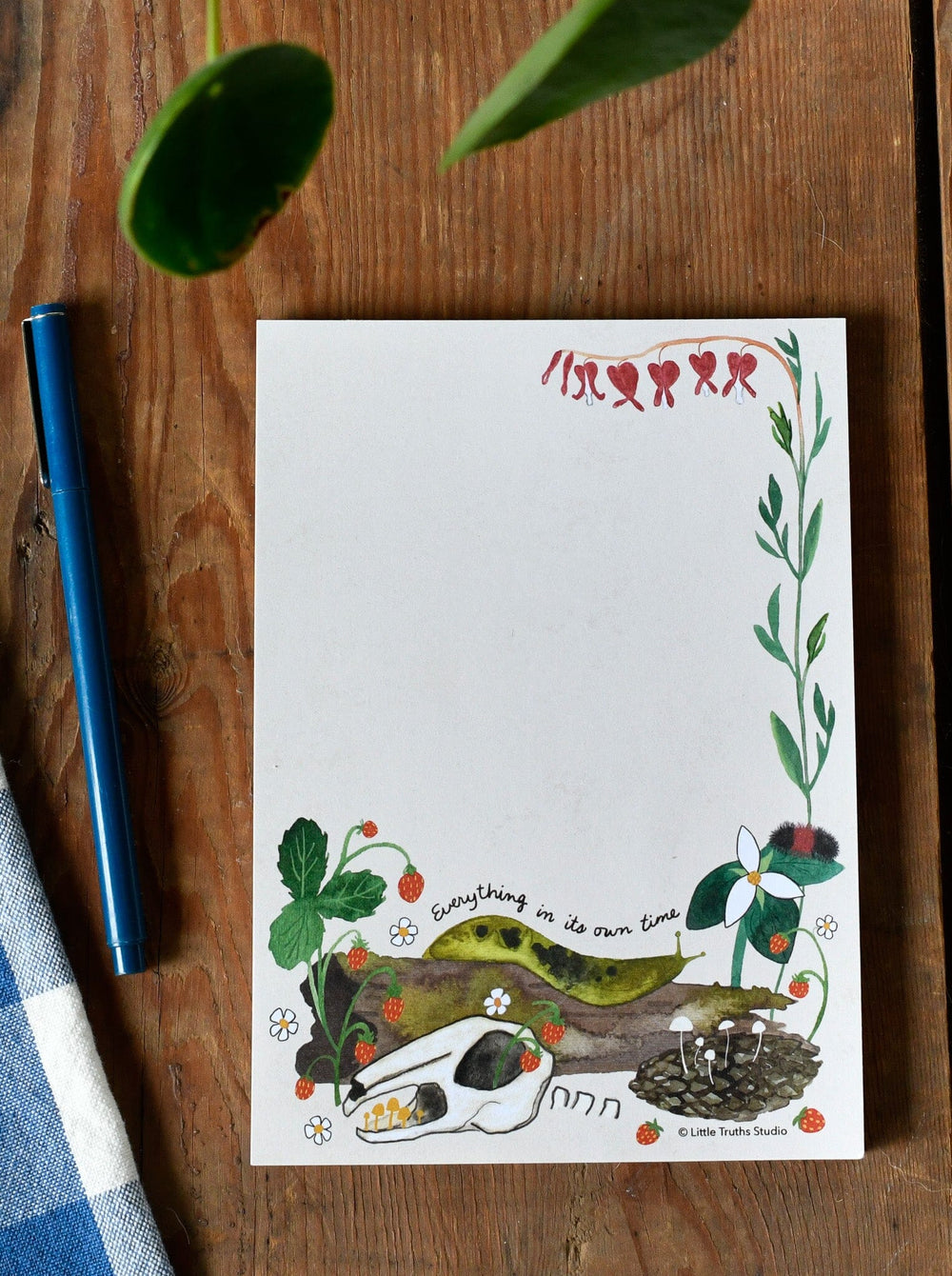 Everything In Its Own Time Notepad Notepad Little Truths Studio