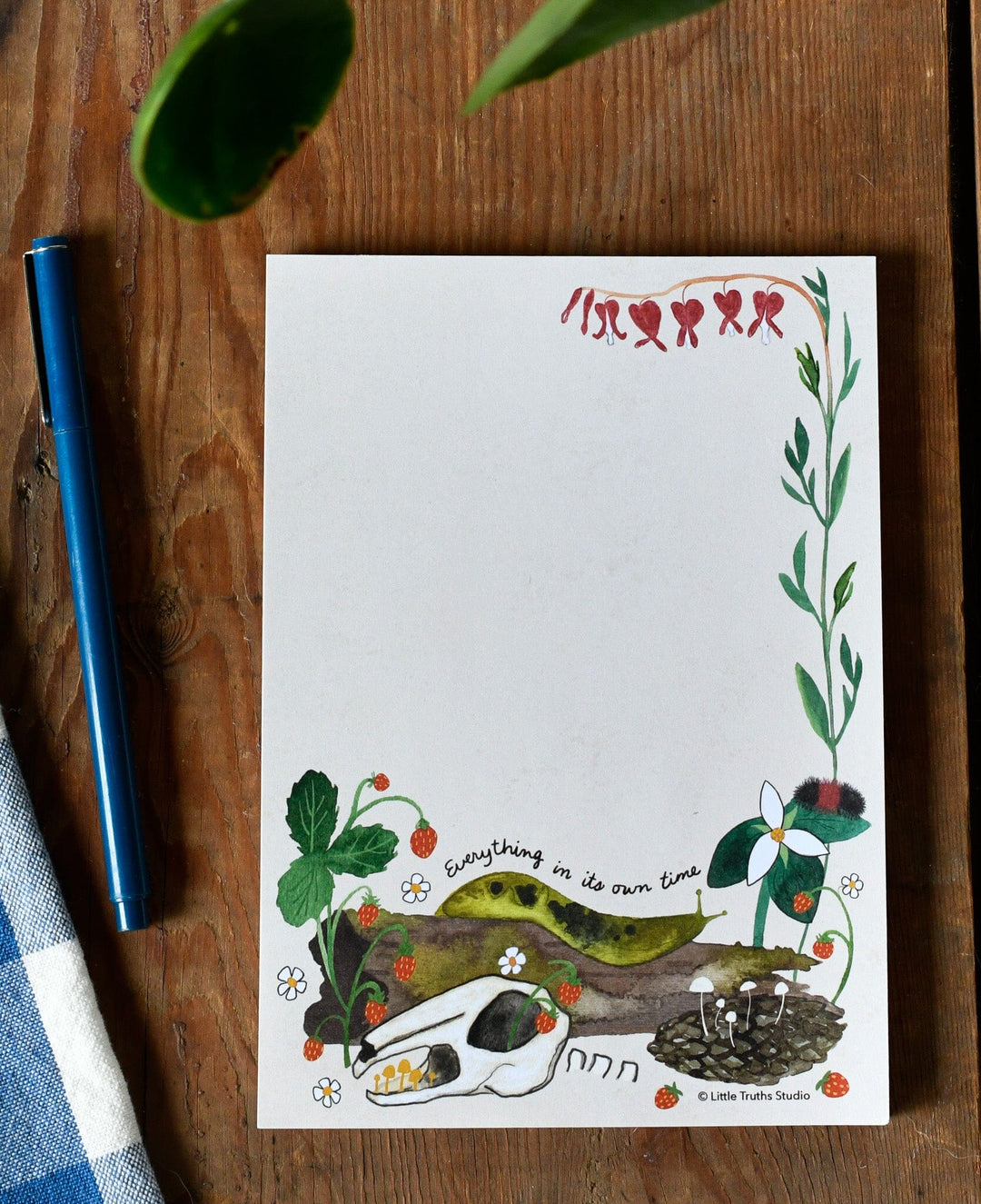 Everything In Its Own Time Notepad Notepad Little Truths Studio