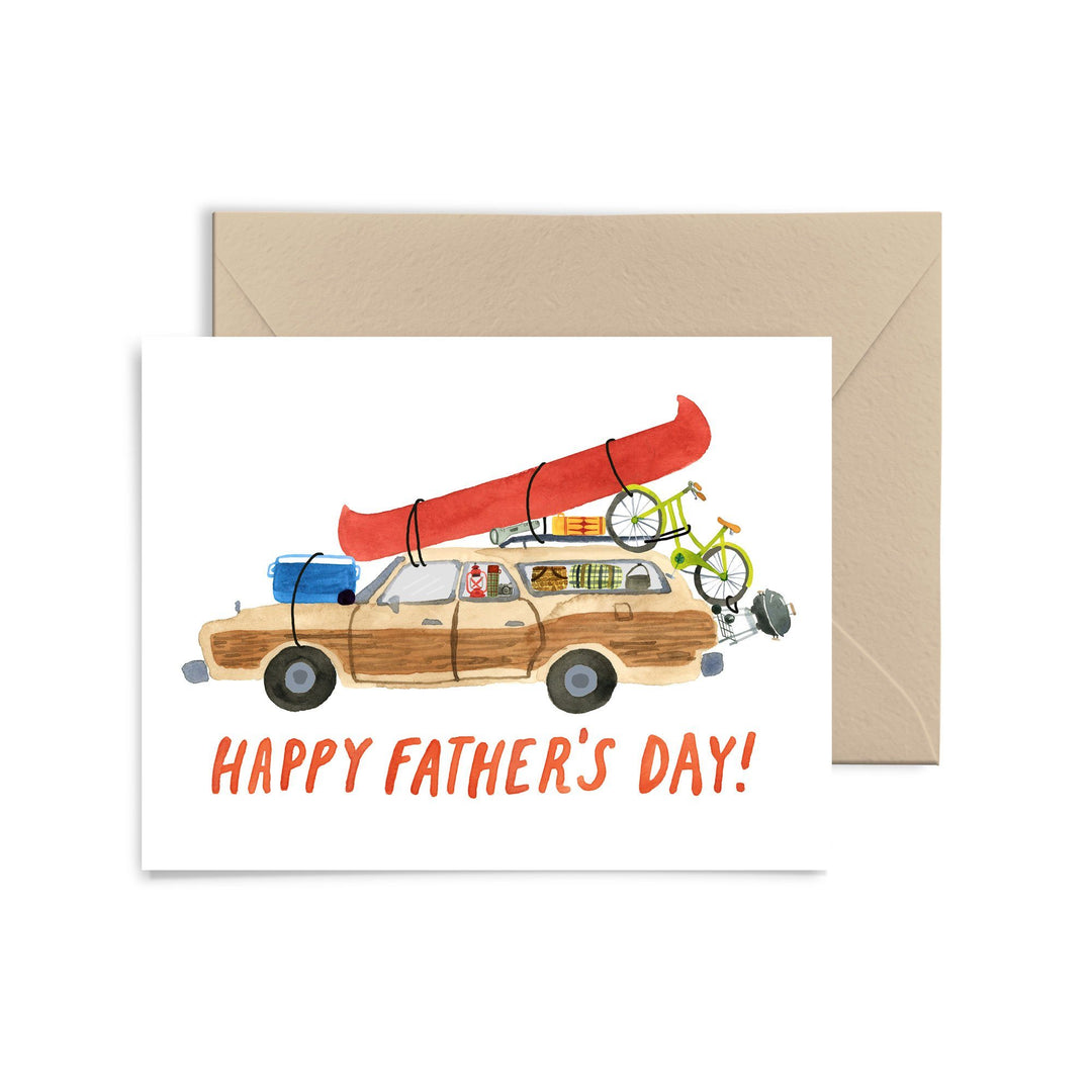 Father's Day Station Wagon Greeting Card Greeting Card Little Truths Studio