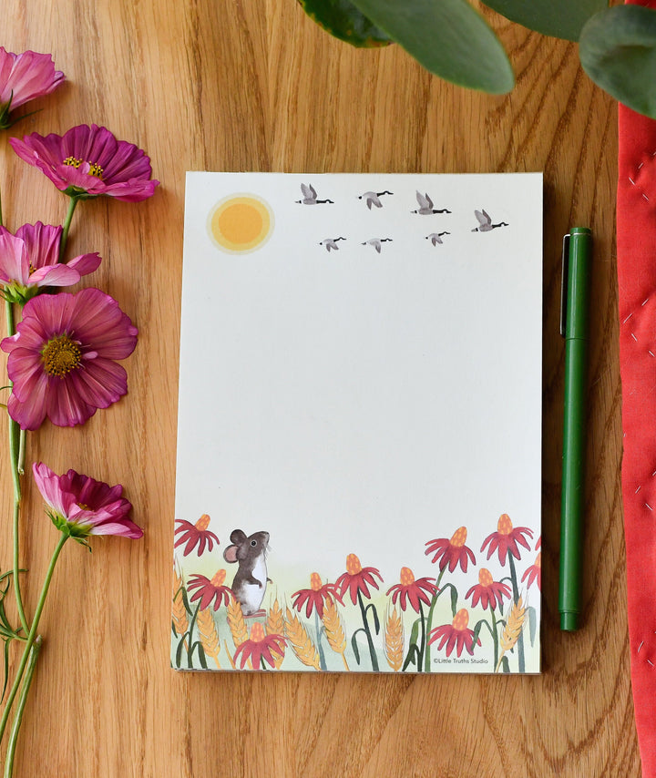 Field Mouse Notepad Notepad Little Truths Studio