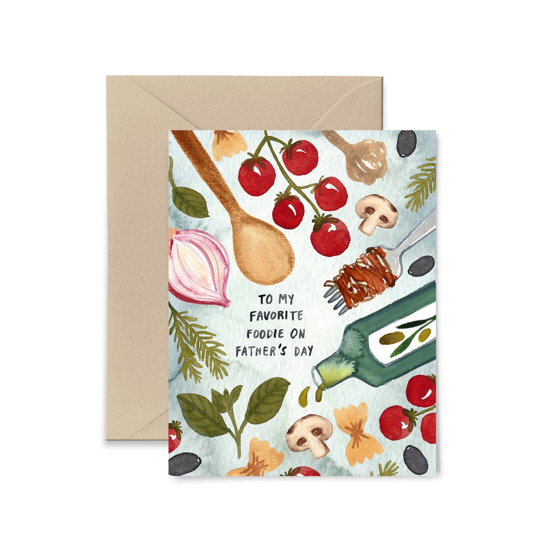 Foodie Father's Day Card Greeting Card Little Truths Studio 