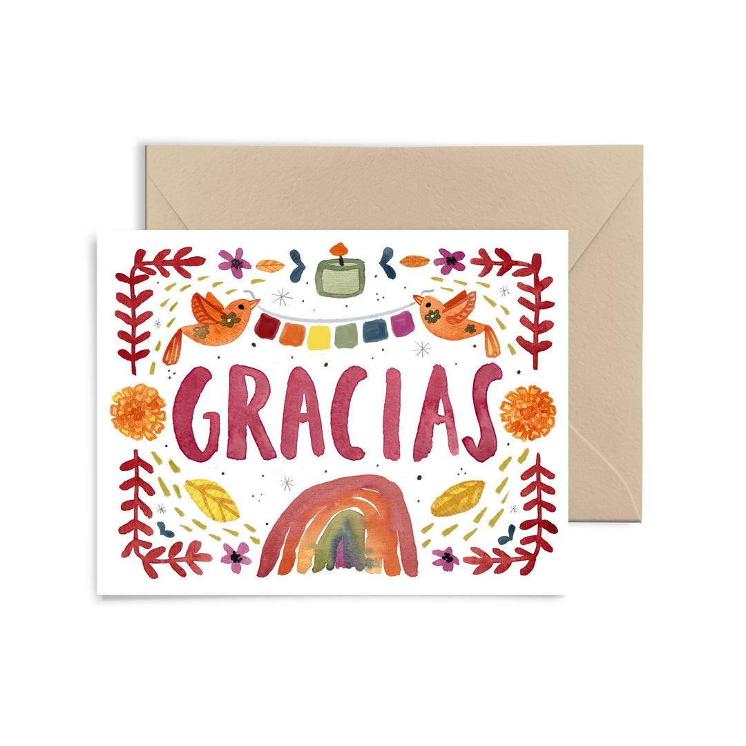 Gracias Greeting Card Greeting Card Little Truths Studio 