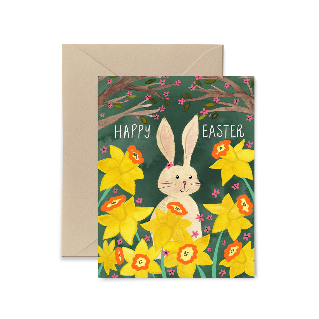 Green Happy Easter Greeting Card Greeting Card Little Truths Studio