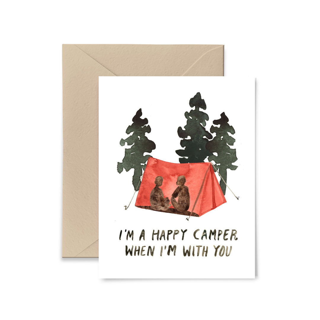 Happy Camper Greeting Card Greeting Card Little Truths Studio