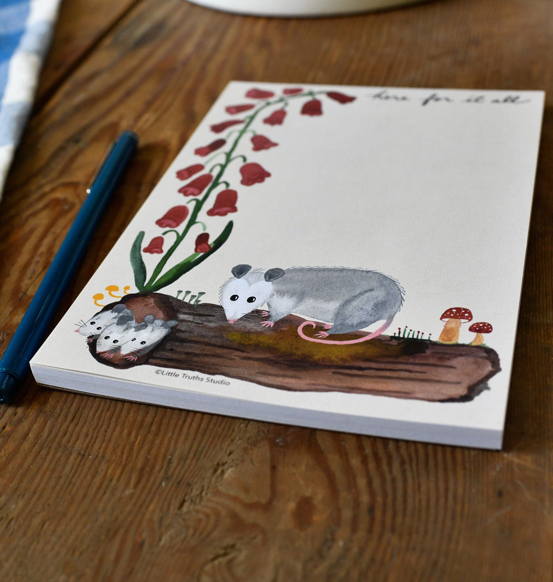 Here For It All Notepad Notepad Little Truths Studio