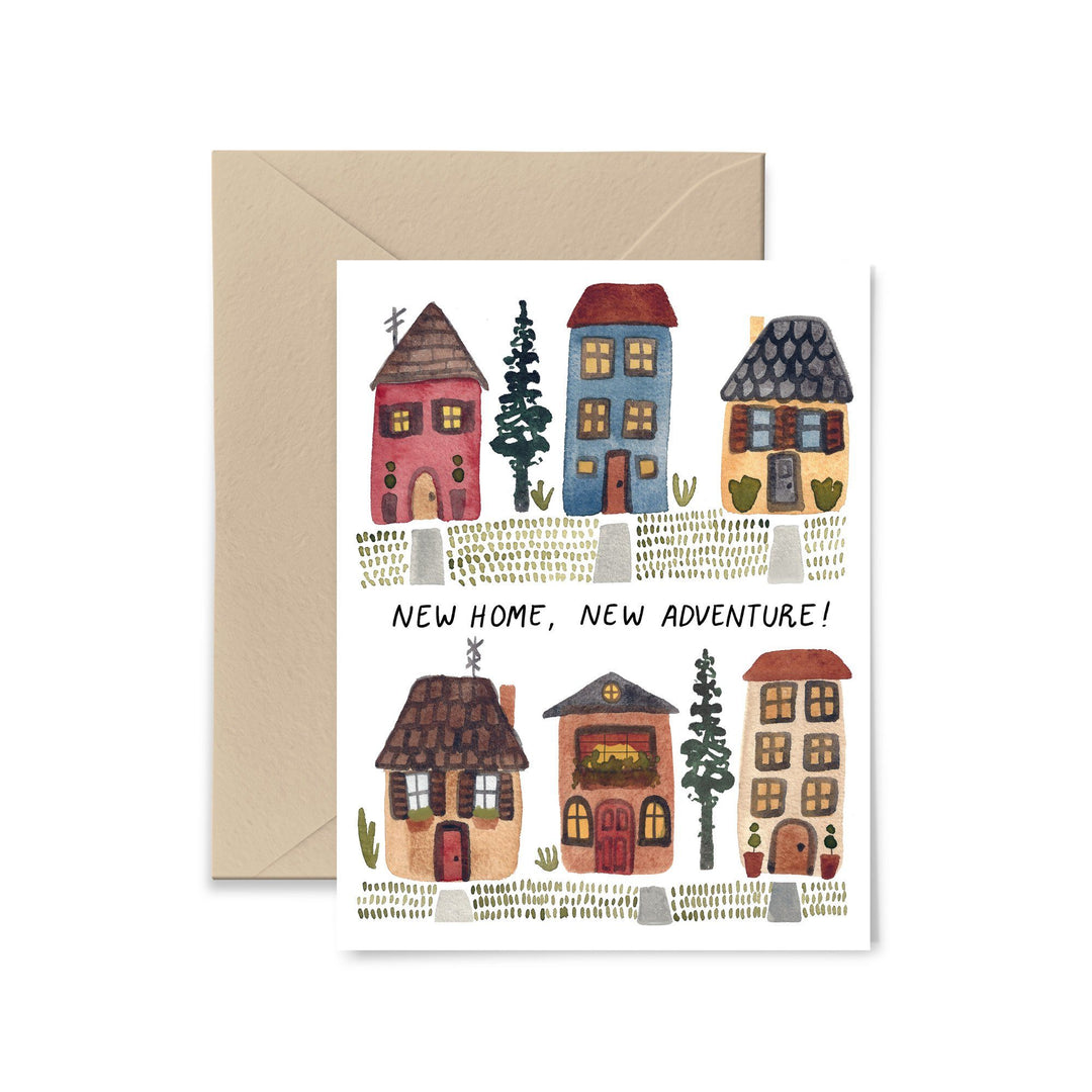 New Home New Adventure Greeting Card Greeting Card Little Truths Studio