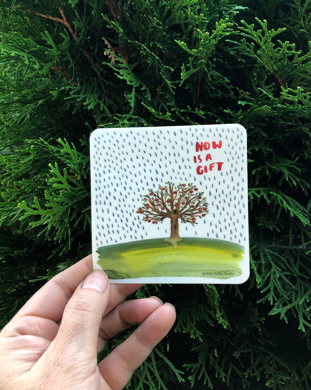Now Is A Gift Sticker stickers Little Truths Studio