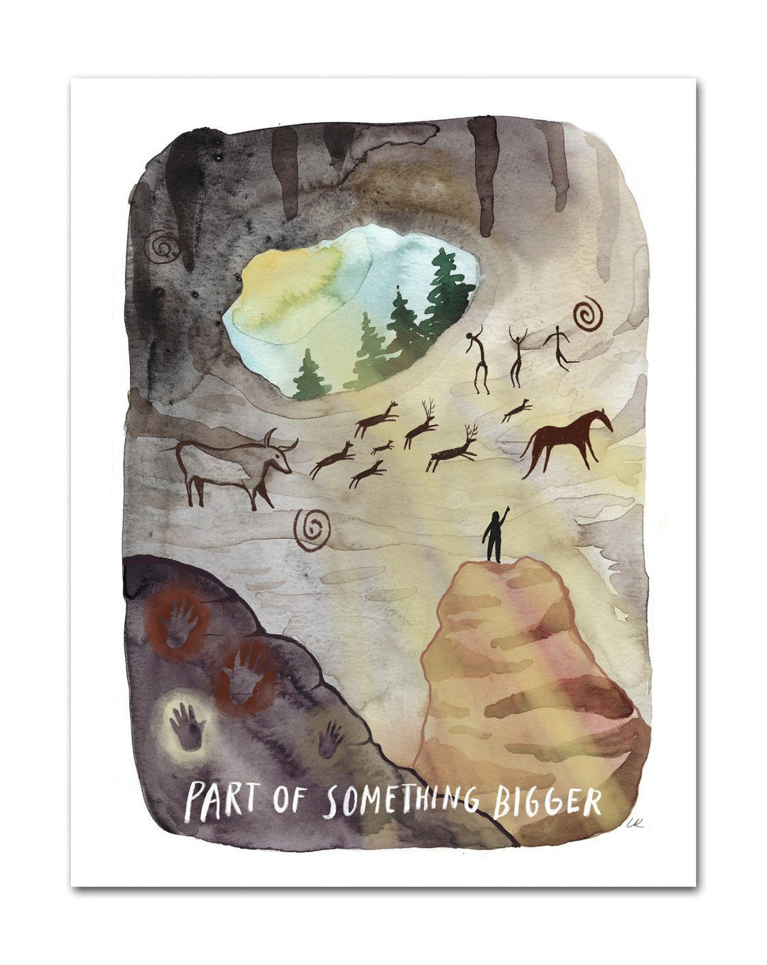 Part of Something Bigger Art Print Art Prints Little Truths Studio