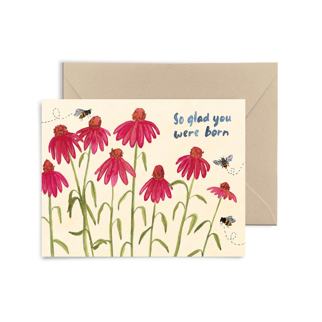 So Glad You Were Born Greeting Card Greeting Card Little Truths Studio