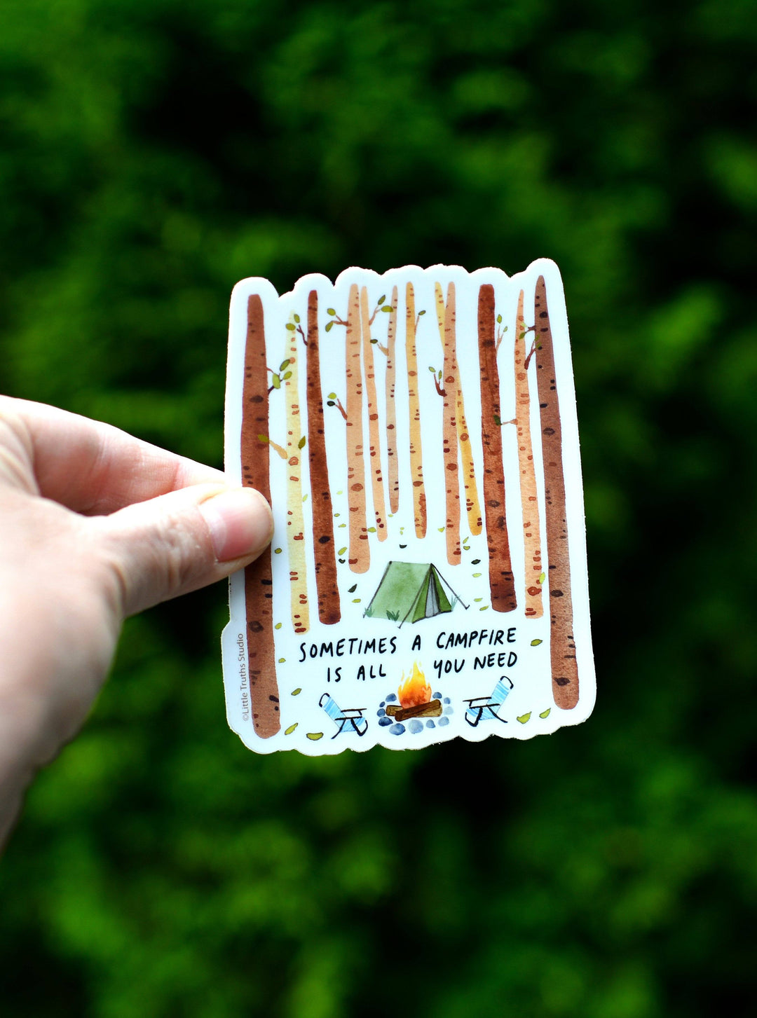 Sometimes A Campfire Sticker sticker Little Truths Studio