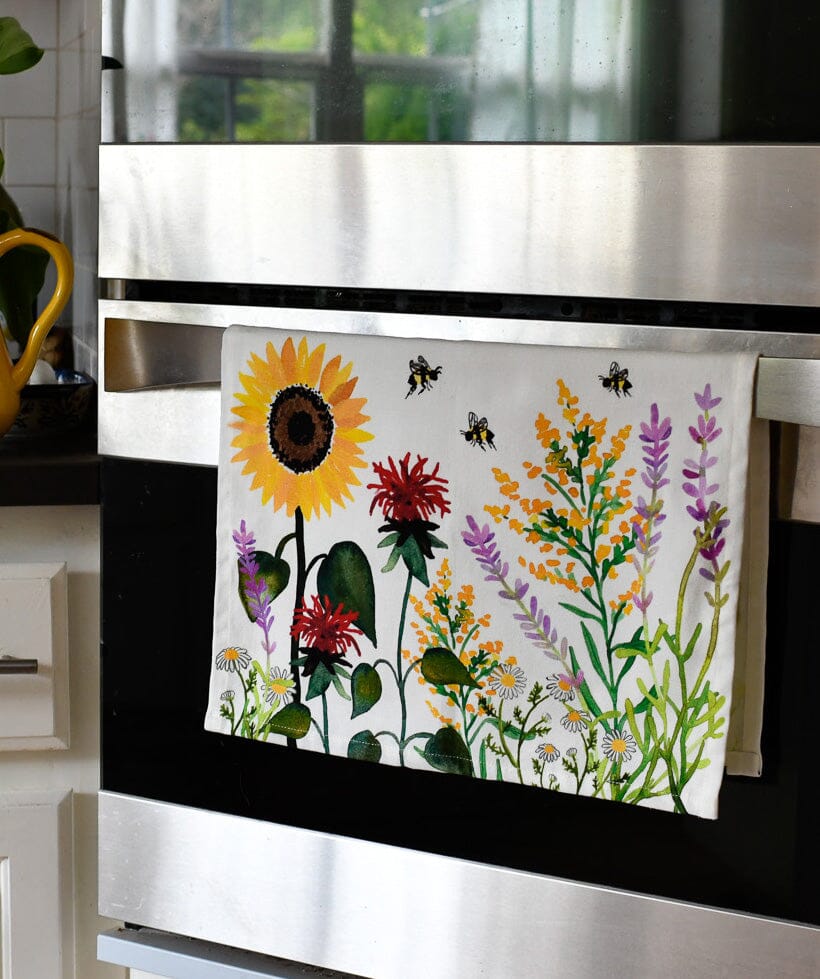 Kitchen Towel | Retro Flower