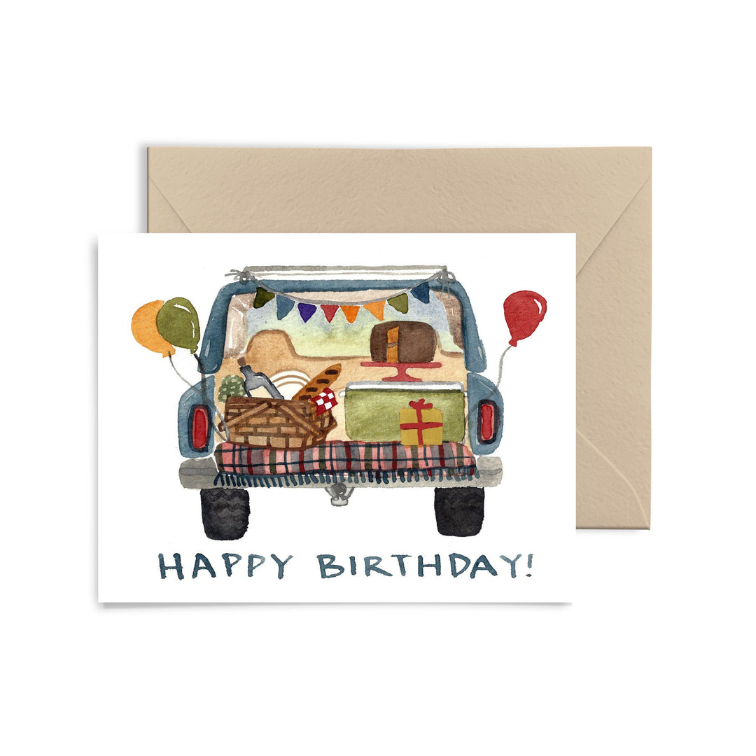 Tailgate Birthday Card Greeting Card Little Truths Studio