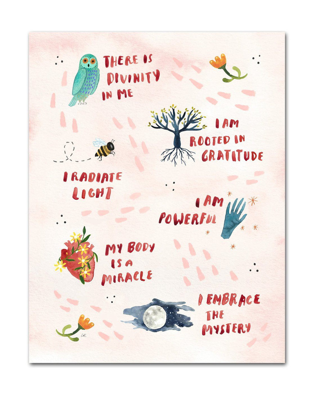 There is Divinity in Me Art Print Art Prints Little Truths Studio
