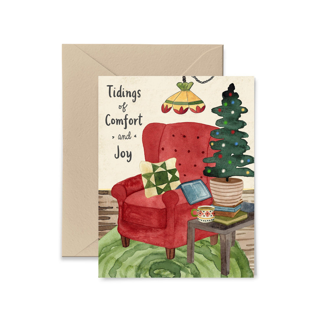 Tidings of Comfort and Joy Greeting Card Greeting Card Little Truths Studio 