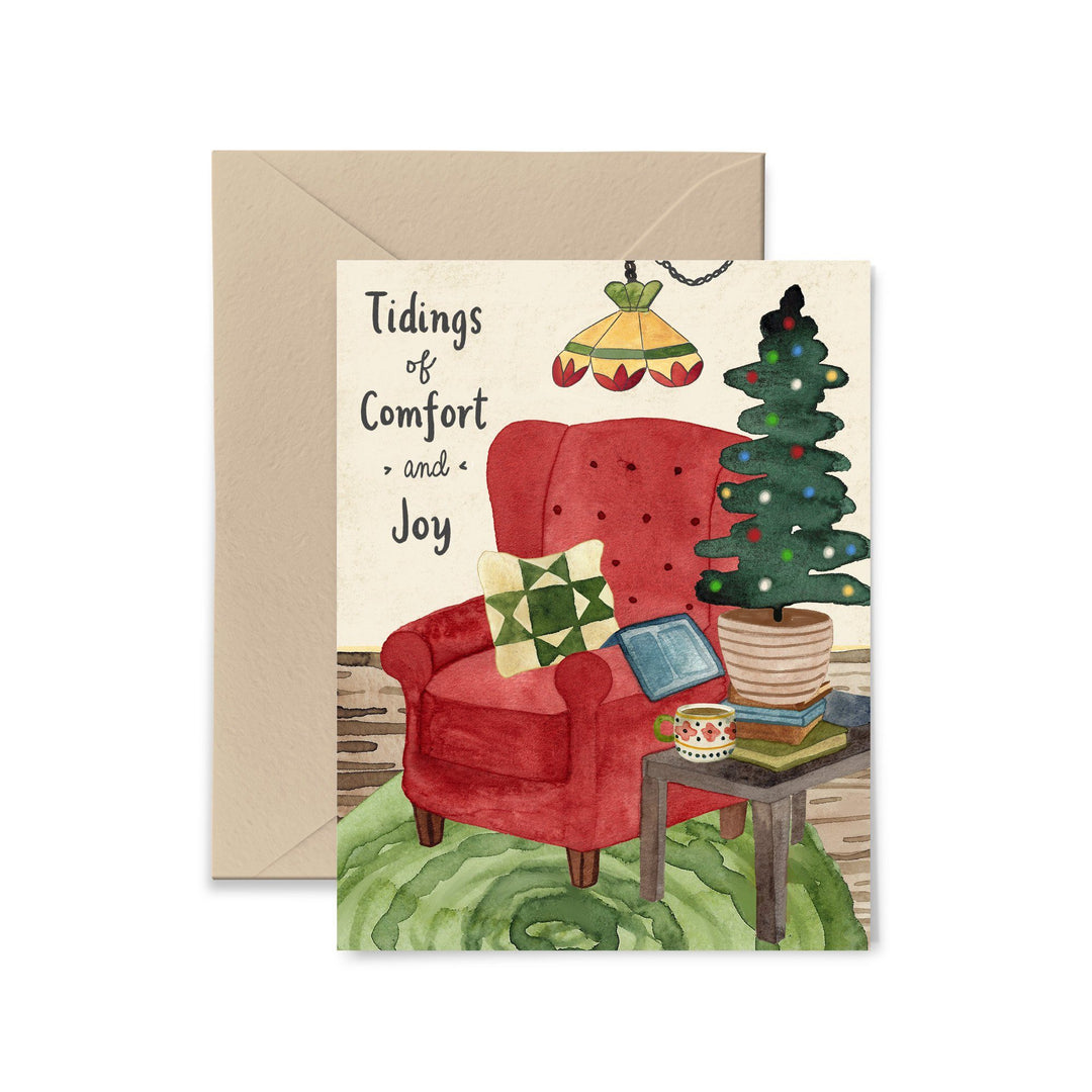 Tidings of Comfort and Joy Greeting Card Greeting Card Little Truths Studio