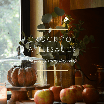 Autumn Nesting & Crockpot Applesauce ~ Printable Recipe