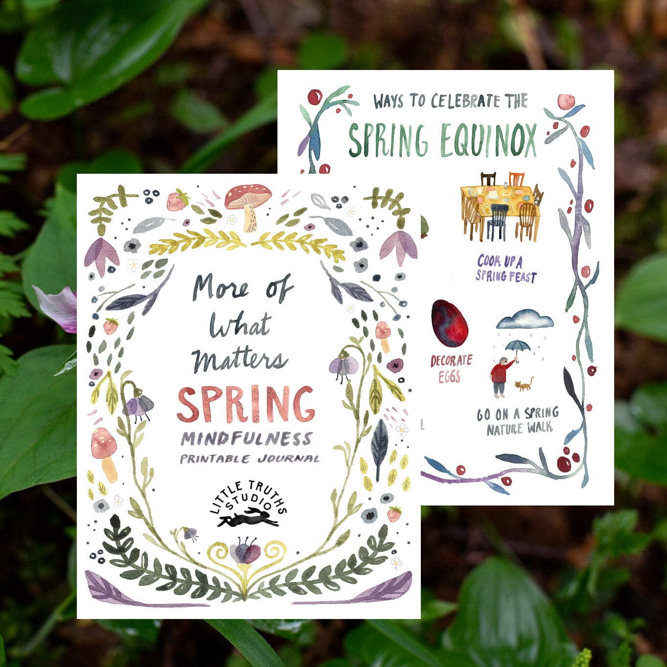 Free Spring Mindfulness Journal PDF – Little Truths Studio