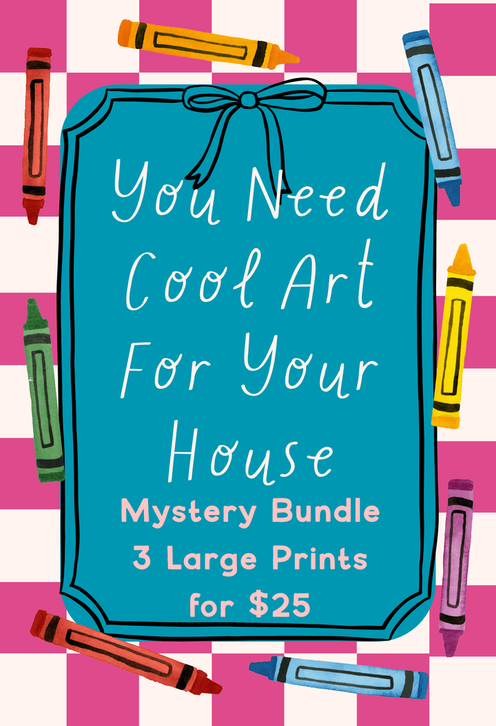 11 x 14 Mystery Art Print Bundle Art Prints Little Truths Studio 