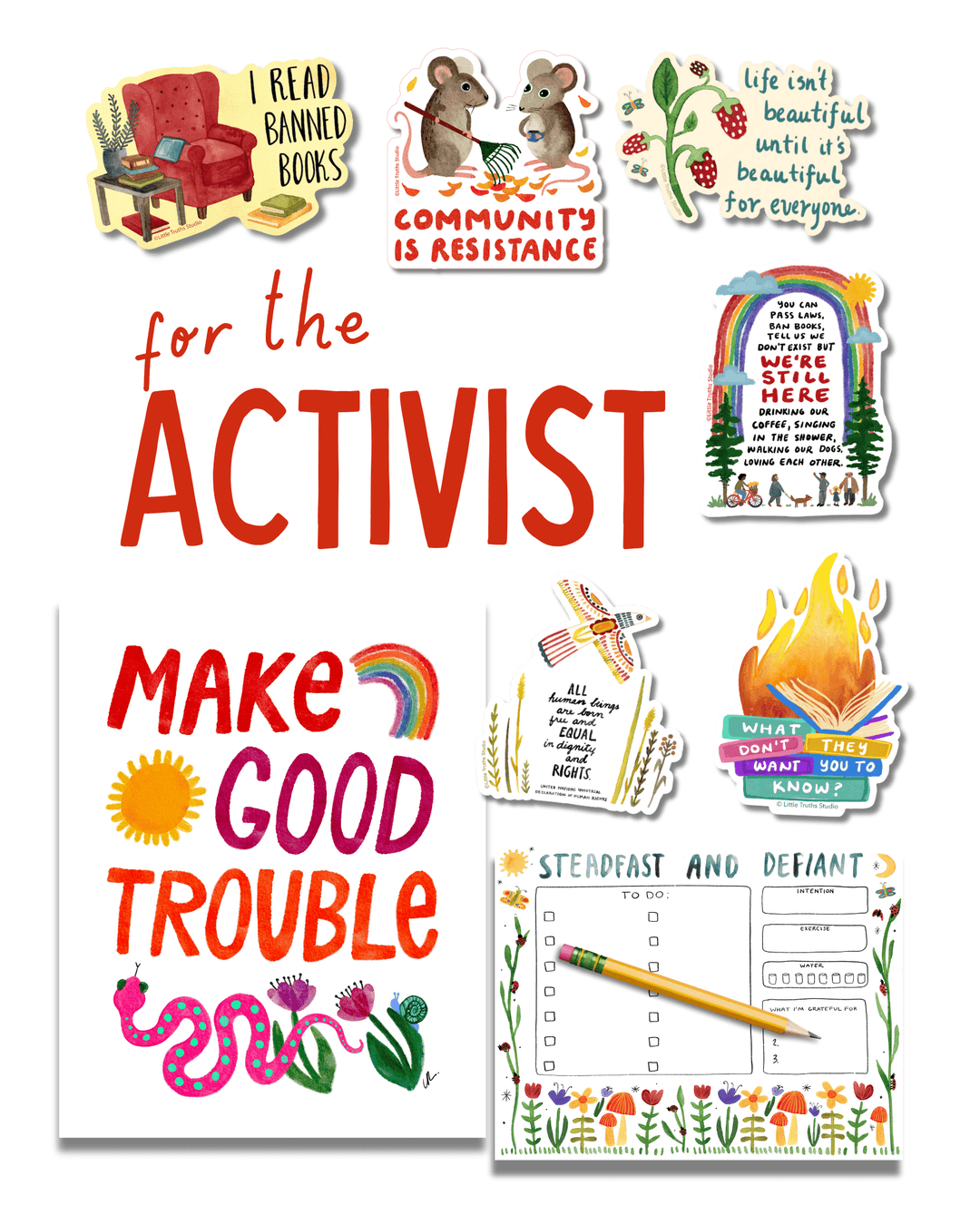 Activism Bundle gift bundle Little Truths Studio 