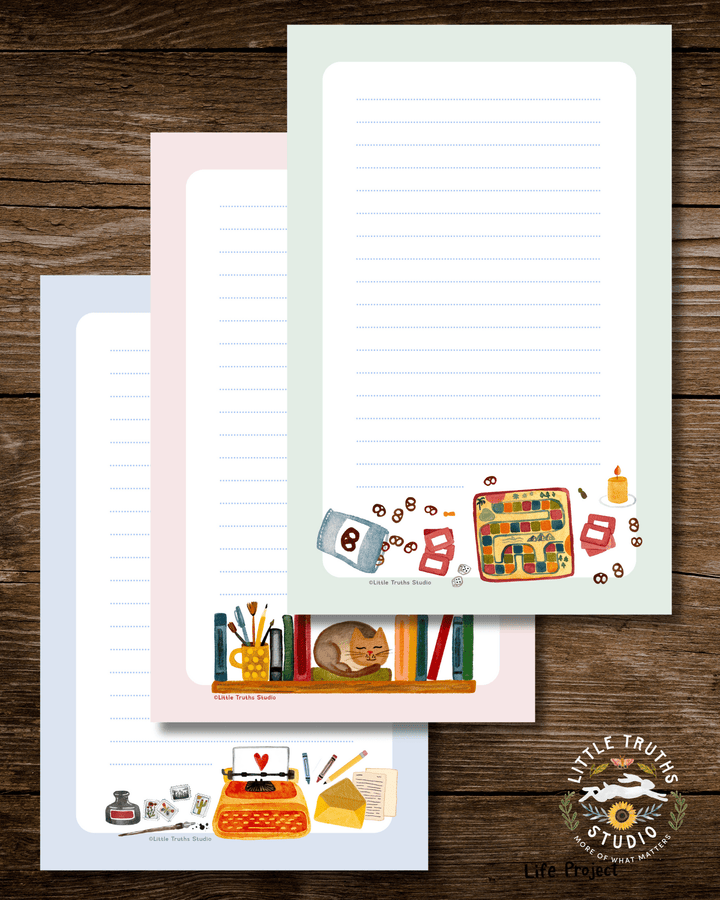 Analog Dreams Letter Writing Paper With Envelopes Letter Writing Paper Little Truths Studio 