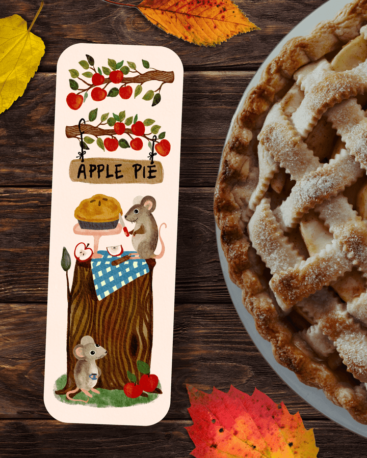 Apple Pie Bookmark Bookmark Little Truths Studio 
