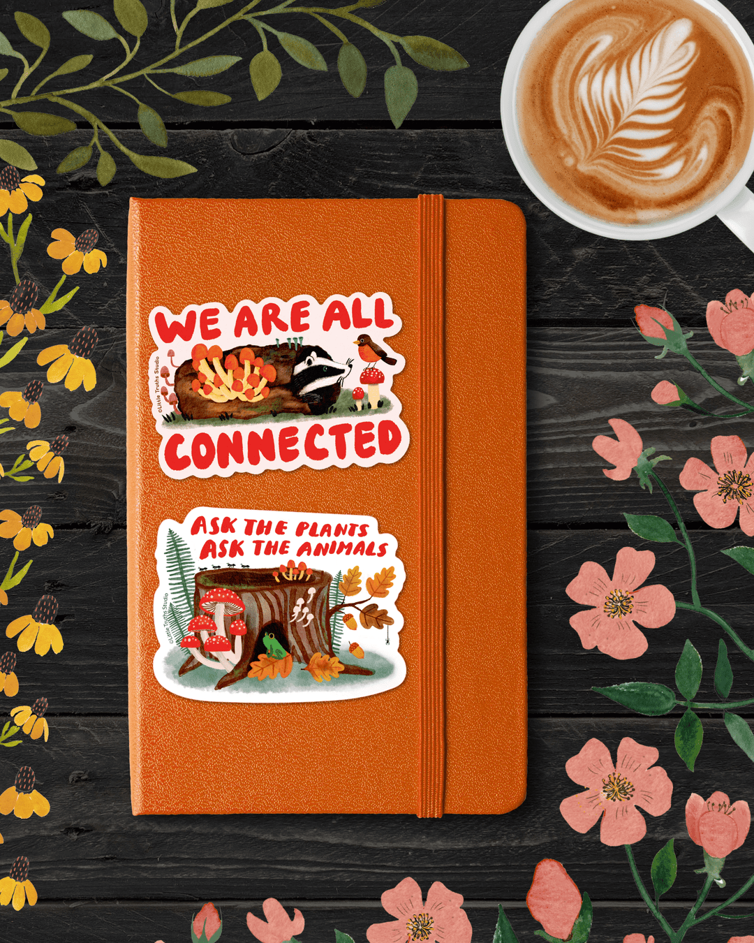 Ask The Plants, Ask The Animals Sticker sticker Little Truths Studio 