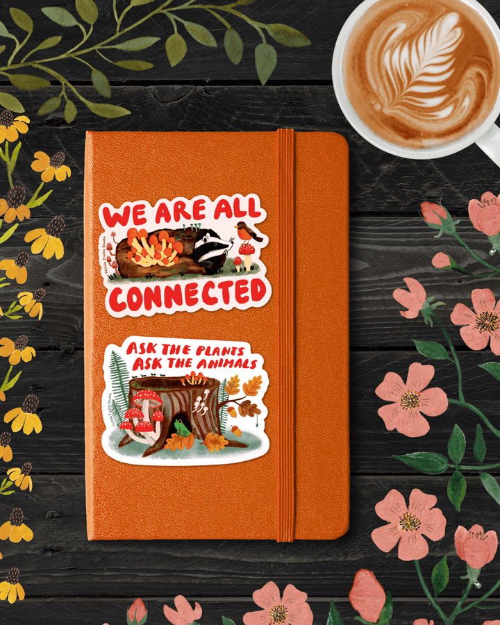 Ask The Plants, Ask The Animals Sticker sticker Little Truths Studio 