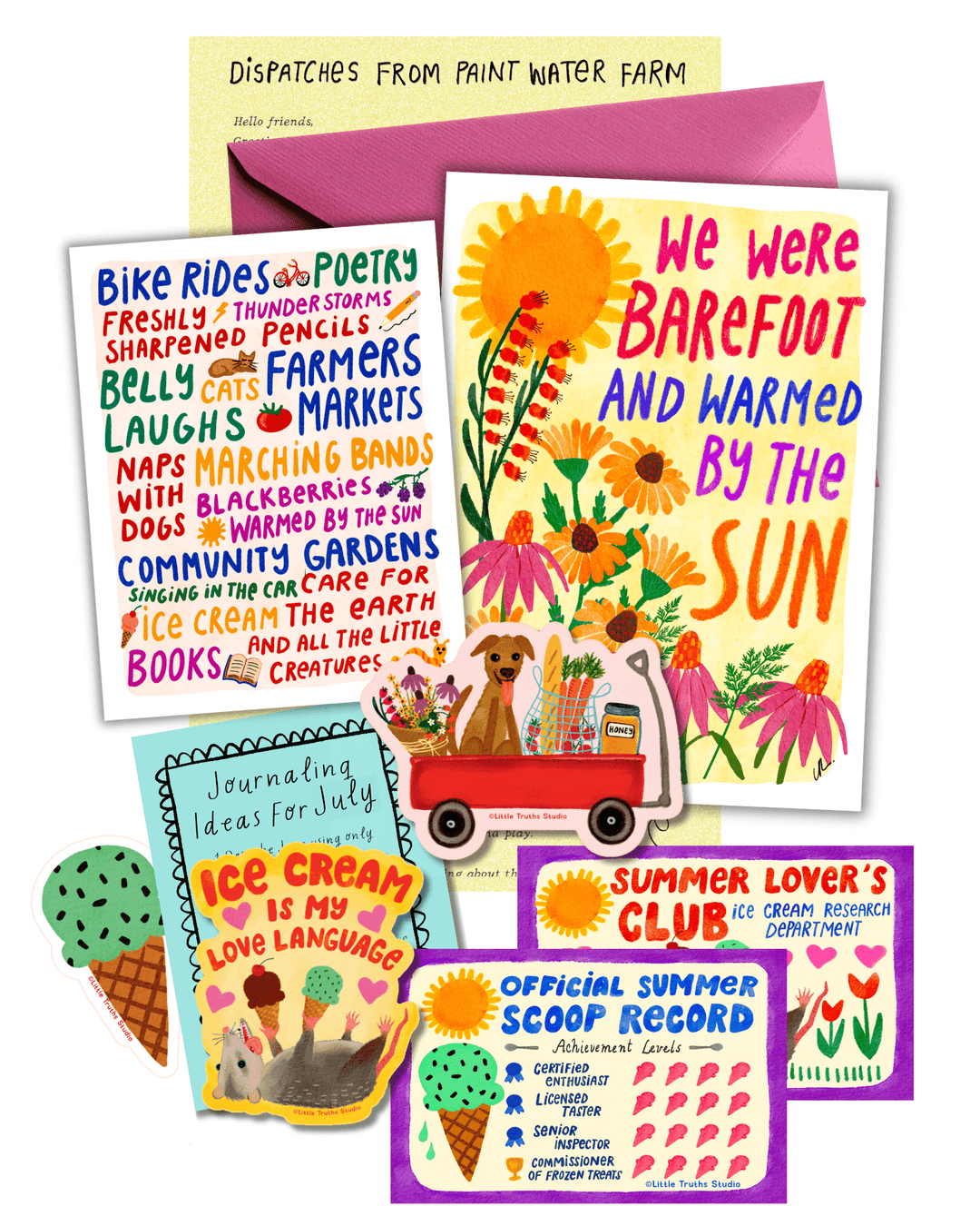 August 2026 Snail Mail Bundle snail mail bundle Little Truths Studio 