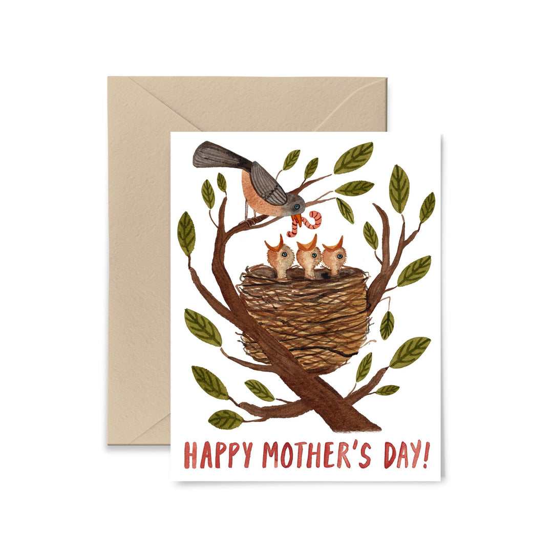 Bird's Nest Mother's Day Card Greeting Card Little Truths Studio 