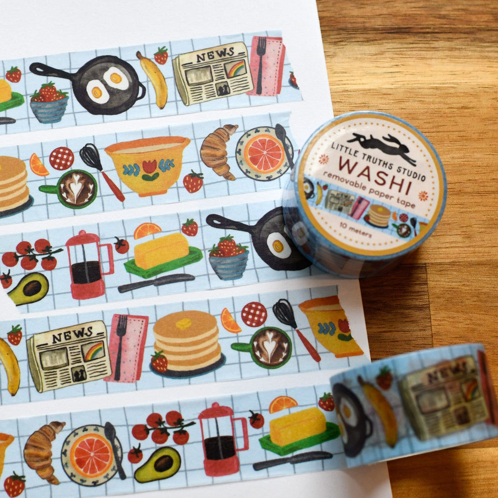 Brunch Washi Tape Washi Tape Little Truths Studio 