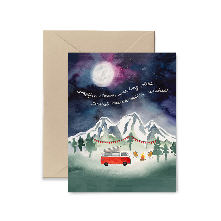 Campfire Stories Greeting Card